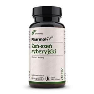 ŻEŃ-SZEŃ SYBERYJSKI (200 mg) BEZGLUTENOWY 90 KAPSUŁEK - PHARMOVIT (CLASSIC)