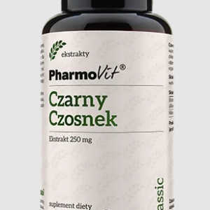 CZARNY CZOSNEK EKSTRAKT (250 mg) BEZGLUTENOWY 90 KAPSUŁEK - PHARMOVIT (CLASSIC)