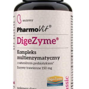 KOMPLEKS MULTIENZYMATYCZNY (150 mg) BEZGLUTENOWY 60 KAPSUŁEK - PHARMOVIT (CLASSIC)