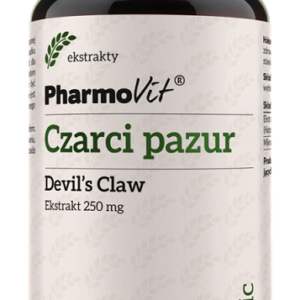 CZARCI PAZUR EKSTRAKT (250 mg) BEZGLUTENOWY 90 KAPSUŁEK - PHARMOVIT (CLASSIC)