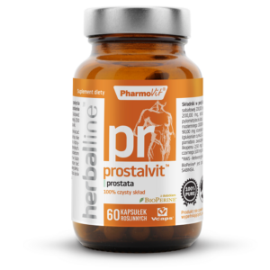 KAPSUŁKI NA PROSTATĘ (PROSTALVIT) BEZGLUTENOWE 60 szt. - PHARMOVIT (HERBALLINE)