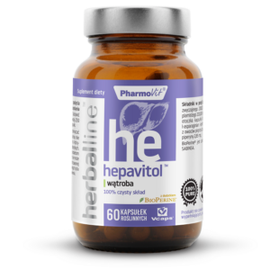 KAPSUŁKI NA WĄTROBĘ (HEPAVITOL) BEZGLUTENOWE 60 szt. - PHARMOVIT (HERBALLINE)