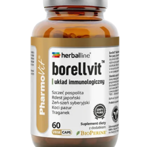 KAPSUŁKI NA UKŁAD IMMUNOLOGICZNY (BORELLVIT) BEZGLUTENOWE 60 szt. - PHARMOVIT (HERBALLINE)