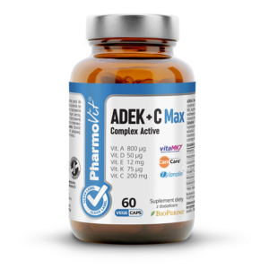 WITAMINA ADEK + WITAMINA C COMPLEX BEZGLUTENOWE 60 KAPSUŁEK - PHARMOVIT (CLEAN LABEL)