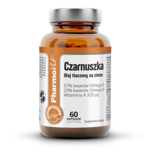 CZARNUSZKA (1000 mg) BEZGLUTENOWA 60 KAPSUŁEK - PHARMOVIT (CLEAN LABEL)