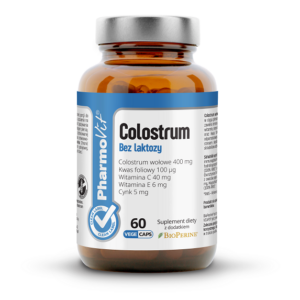 COLOSTRUM BOVINUM (400 mg) BEZGLUTENOWE 60 KAPSUŁEK - PHARMOVIT (CLEAN LABEL)