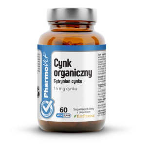 CYNK (15 mg) BEZGLUTENOWY 60 KAPSUŁEK - PHARMOVIT (CLEAN LABEL)