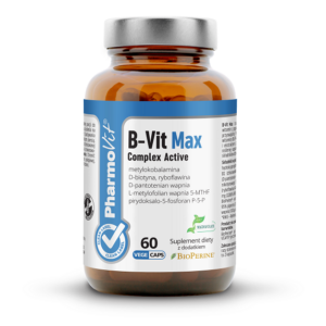 WITAMINA B COMPLEX BEZGLUTENOWA 60 KAPSUŁEK - PHARMOVIT (CLEAN LABEL)