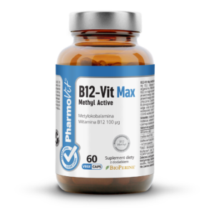 WITAMINA B12 (100 µg) BEZGLUTENOWA 60 KAPSUŁEK - PHARMOVIT (CLEAN LABEL)