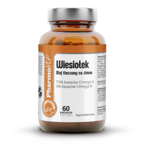 OLEJ Z WIESIOŁKA (1000 mg) BEZGLUTENOWY 60 KAPSUŁEK - PHARMOVIT (CLEAN LABEL)