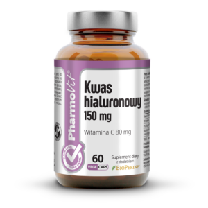 KWAS HIALURONOWY (150 mg) BEZGLUTENOWY 60 KAPSUŁEK - PHARMOVIT (CLEAN LABEL)