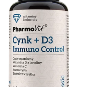 CYNK + D3 IMMUNO CONTROL BEZGLUTENOWY 90 KAPSUŁEK - PHARMOVIT (CLASSIC)