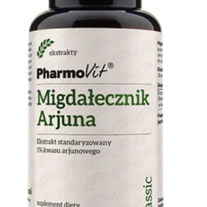 MIGDAŁECZNIK ARJUNA EKSTRAKT (400 mg) BEZGLUTENOWY 90 KAPSUŁEK - PHARMOVIT (CLASSIC)