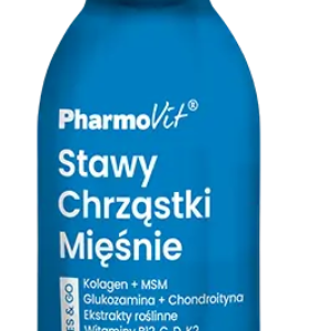 SHOT KOLAGEN NA STAWY, CHRZĄSTKI, MIĘŚNIE BEZGLUTENOWY 100 ml - PHARMOVIT (SUPPLES & GO)