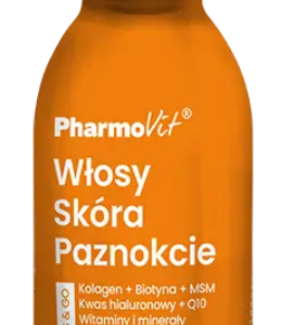 SHOT KOLAGEN NA WŁOSY, SKÓRĘ, PAZNOKCIE BEZGLUTENOWY 100 ml - PHARMOVIT (SUPPLES & GO)