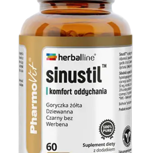 KAPSUŁKI NA KOMFORT ODDYCHANIA (SINUSTIL) BEZGLUTENOWE 60 szt. - PHARMOVIT (HERBALLINE)