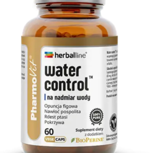 KAPSUŁKI NA NADMIAR WODY W ORGANIZMIE (WATER CONTROL) BEZGLUTENOWE 60 szt. - PHARMOVIT (HERBALINE)