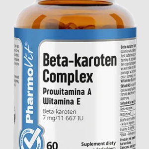 BETA-KAROTEN COMPLEX BEZGLUTENOWY 60 KAPSUŁEK - PHARMOVIT (CLEAN LABEL)