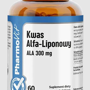 KWAS ALFA-LIPONOWY ALA (300 mg) BEZGLUTENOWY 60 KAPSUŁEK - PHARMOVIT (CLEAN LABEL)