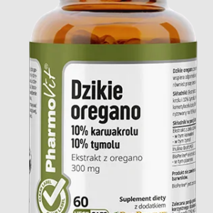 DZIKIE ORGANO EKSTRAKT (300 mg) BEZGLUTENOWY 60 KAPSUŁEK - PHARMOVIT (CLEAN LABEL)